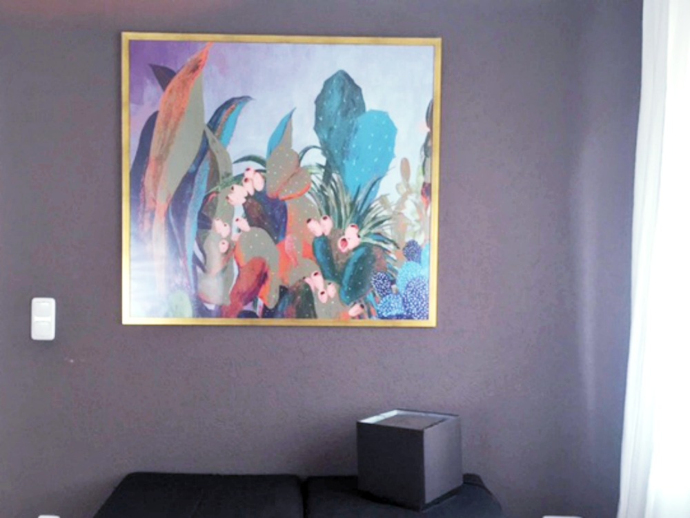 Bild im Schlafzimmer