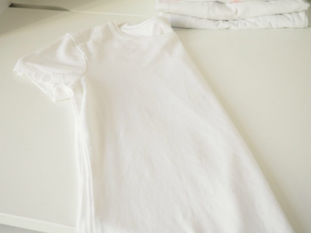 Shirt längs falten