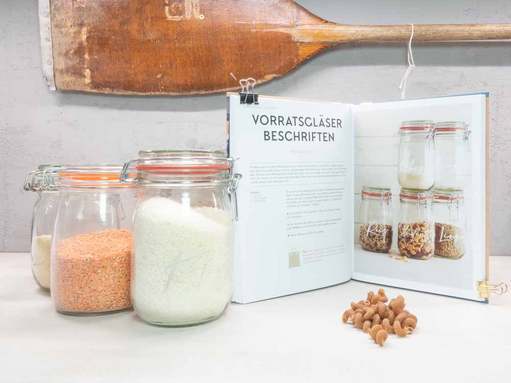 Vorratsgläser beschriften