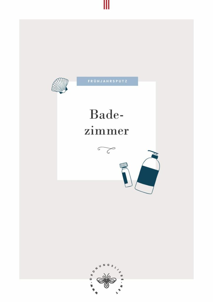 Checkliste für den Frühjahrsputz im Bad