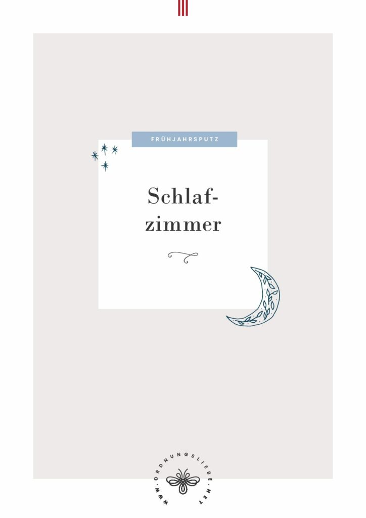 Checkliste für den Frühjahrsputz im Schlafzimmer