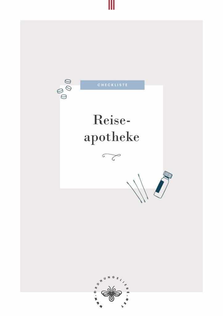 Checkliste: Reiseapotheke