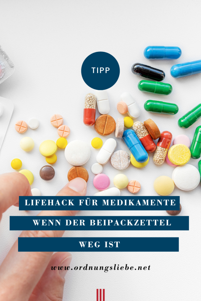 Beipackzettel weg