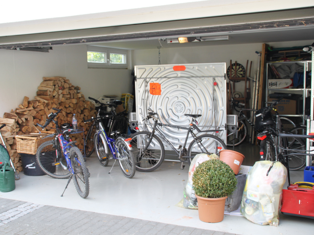 Garage aufräumen